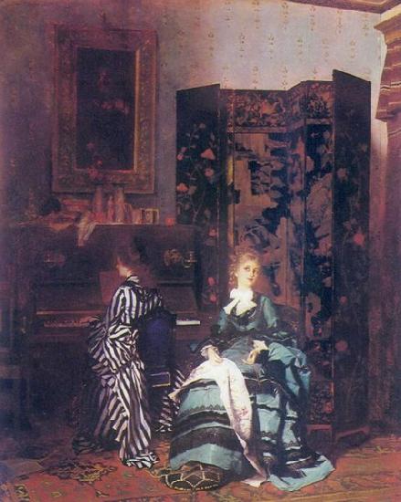 Albert von Keller Chopin Sweden oil painting art
